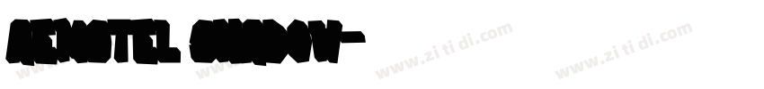 Aemstel Shadow字体转换